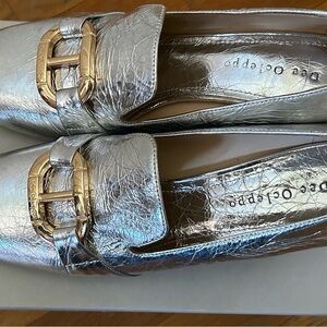 Dee Ocleppo Shiny Silver Heels